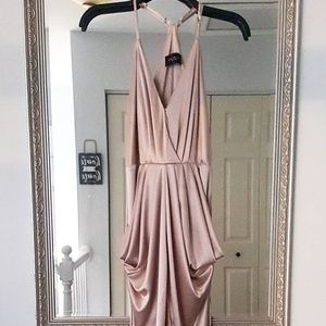 Akira Rose Gold Dress
